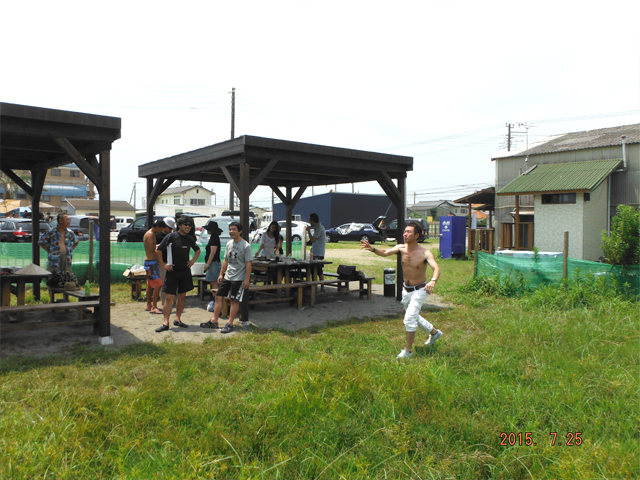 親睦事業ビーチリゾートバーベキュー